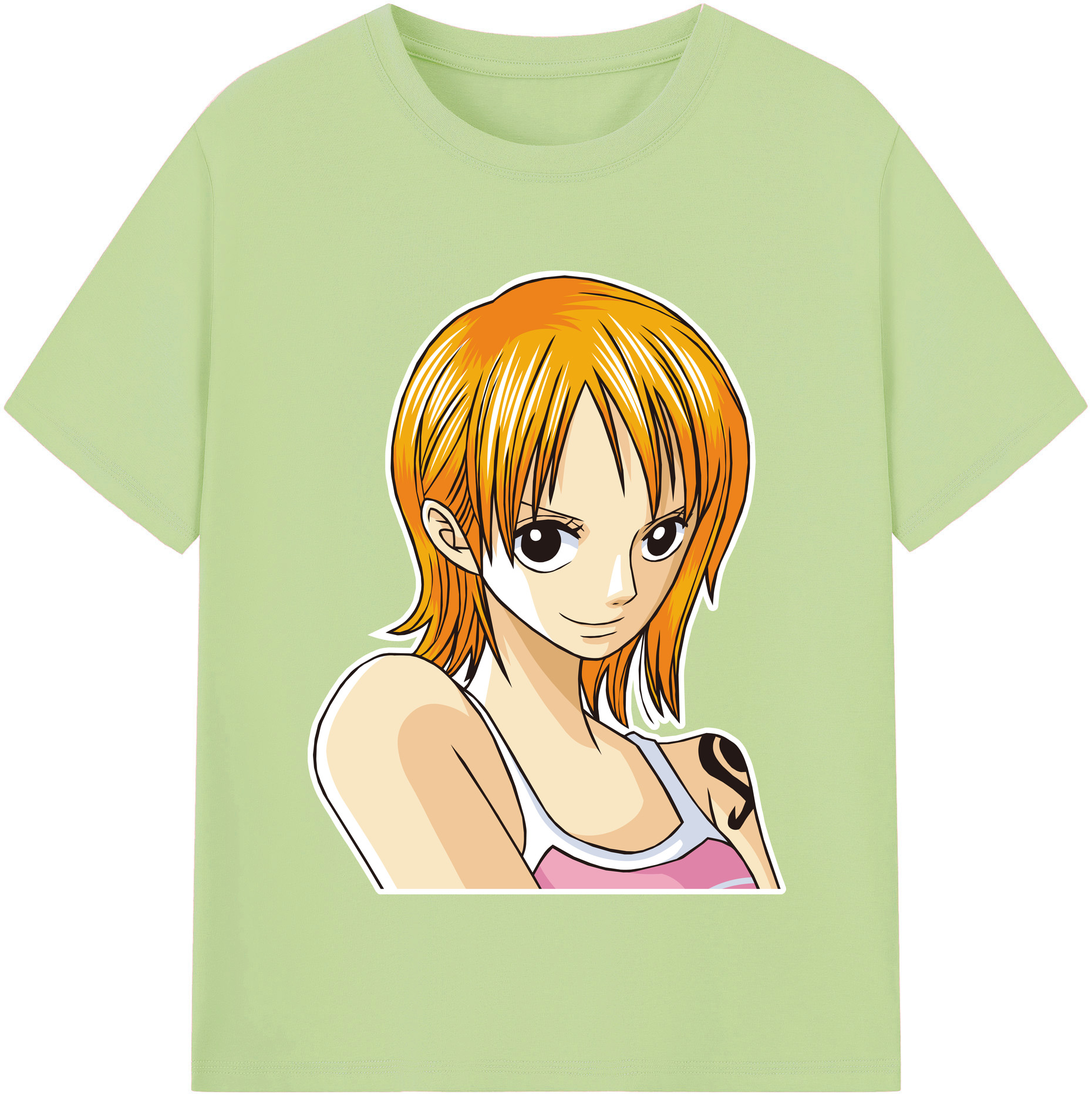 ワンピース ナミ ONE PIECE Nami 綿100％半袖Tシャツ（フロントプリント）